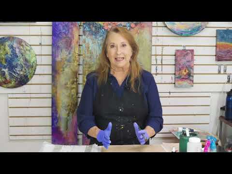 Видео: Учебное пособие по смешанной технике – волокнистая паста