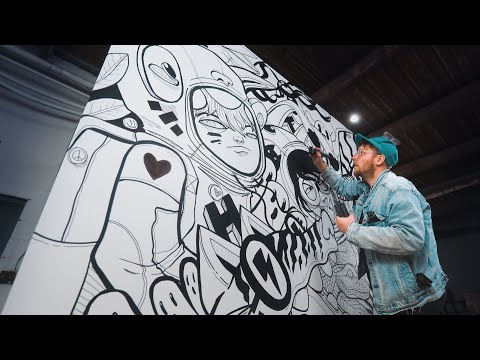 Видео: Я пробую ВСЕ МАРКЕРЫ-КРАСКИ на этой стене.