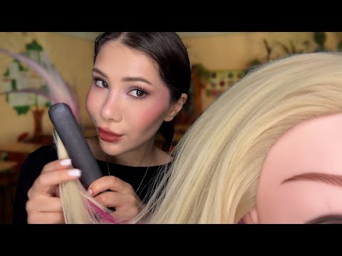 Видео: АСМР ПРИЧЕСКА💇🏽‍♀️ ОТ ПОДРУГИ СПЛЕТНИЦЫ (реалистично)