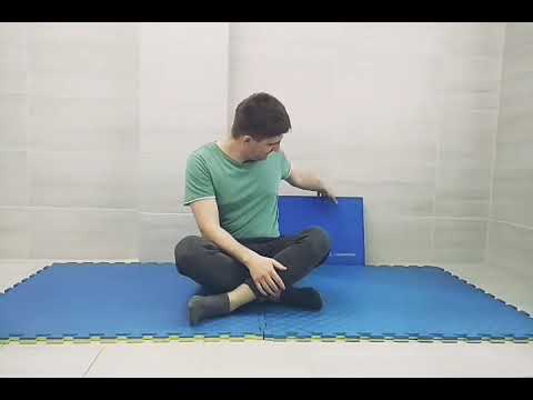 Видео: Фельденкрайз. Ускоренная съёмка. Скрещенные локти.