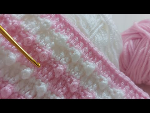 Видео: легкие схемы вязания детского одеяла крючком для начинающих / схемы вязания одеяла крючком