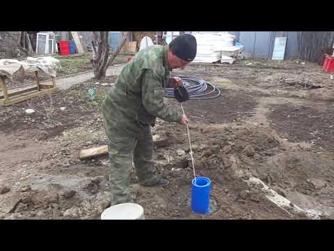 Видео: Запуск скважины. Комплектующие. Замеры глубины и объёма.