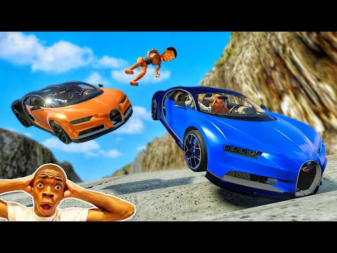 Видео: Bugatti Chiron против спуска 😱 - [BeamNG.Drive]