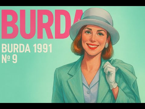 Видео: ✨ BURDA MODEN 1991 № 9— Вінтажний огляд легендарного випуску!