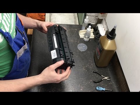 Видео: Заправка картриджа HP Q7553A без халтуры