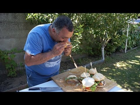 Видео: Гамбургер . Рецепт от Жоржа (1 часть )