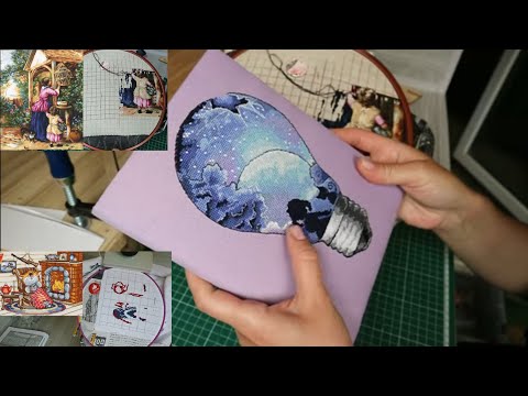 Видео: ЗАПЕРЛИСЬ ДОМА/ВЫШИВАЮ ЛУКАС/Сross stitch kit/БЛОКНОТ С ВЫШИВКОЙ/АННА АНАНЧИК