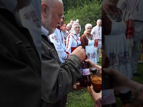 Видео: Истинные Чуваши (Чӑн Чӑваш) в Этническом Болгаро-Чувашском Храме - "Туринке Керем" /Киремет/