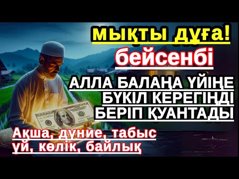 Видео: бейсенбі КҮНІ ЕҢ ҚҰДІРЕТТІ ДҰҒА! Алла бүкіл тілеуіңді және : балаңа керектің бәрін беріп қояды