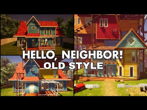 Видео: Полное и честное прохождение Hello Neighbor Old Style без комментариев