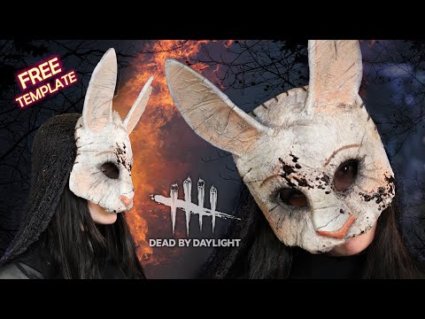 Видео: Как сделать маску охотницы для косплея Dead By Daylight — бесплатный шаблон из пенопласта DBD или...