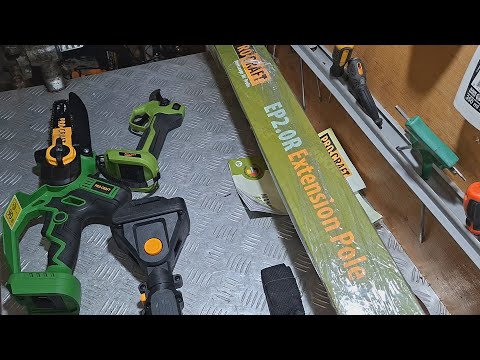 Видео: удлинитель Procraft EP2.0 тест с секатором и мини пилой.