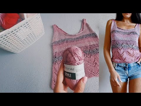Видео: БЕСПЛАТНЫЕ МК/ МАЙКА АЖУРНАЯ ИЗ YARNART 