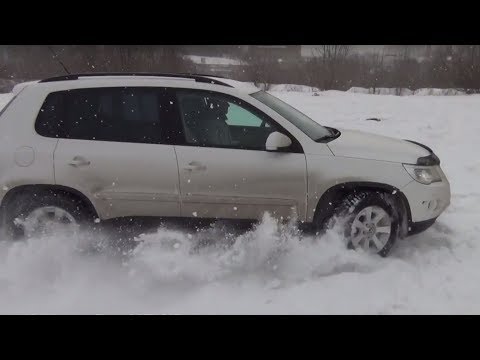 Видео: [4x4 Тест] Тигуан с муфтой халдекс. Работа полного привода на бездорожье.