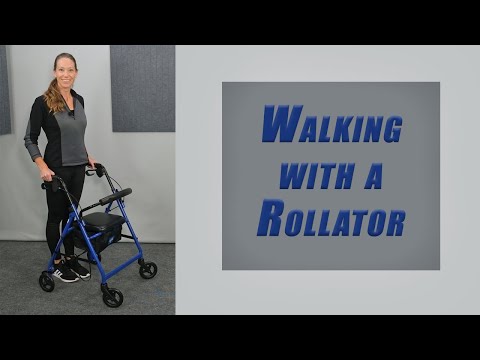 Видео: КАК ХОДИТЬ с четырёхколёсными ходунками/РОЛЛАТОРАМИ безопасно и легко | Установка, использование,...