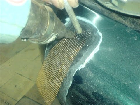 Видео: Шокирующая правда о ремонте бамперов при помощи сетки. Soldering bumper mesh