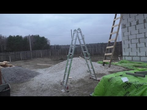 Видео: Алюминиевая лестница трансформер 4х4 Intertool LT 0029