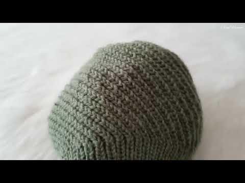 Видео: ✅️ Вяжем за 4 часа бесшовный берет с шампуром с резьбой 40 см.