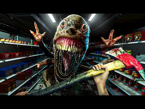 Видео: РАБОТАЮ В МАГАЗИНЕ С МОНСТРАМИ ★ HELLMART Demo Прохождение Игры