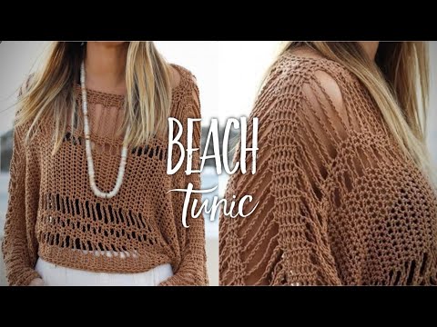 Видео: Вяжу ЗА 1 ДЕНЬ! 🔥СУПЕР ПРОСТАЯ ТУНИКА КРЮЧКОМ! HOW TO CROCHET TUNIC