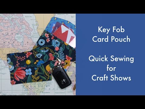 Видео: Карман для ключей и карточек — быстрое шитьё для выставок рукоделия