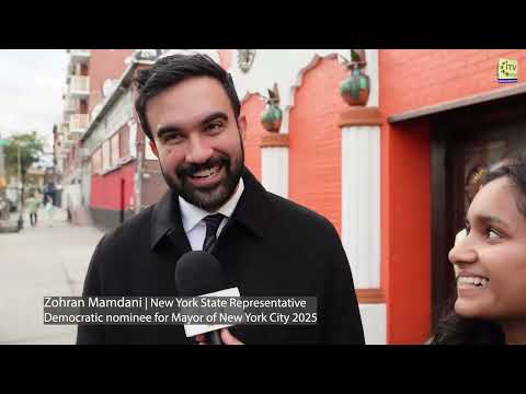 Видео: Зоран Мамдани изложил повестку дня мэра храма Гиты во время визита на Дивали