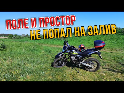 Видео: Покатался по полю, понаслаждался просторами. Хотел на залив, но не получилось. Кинорек