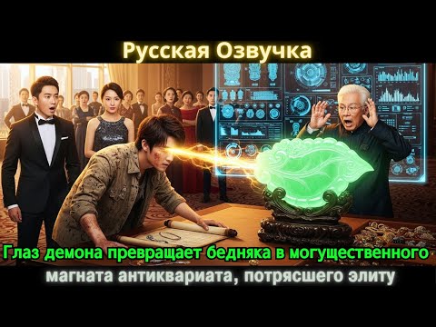 Видео: Глаз демона превращает бедняка в могущественного магната антиквариата, потрясшего элиту #дорама#2025