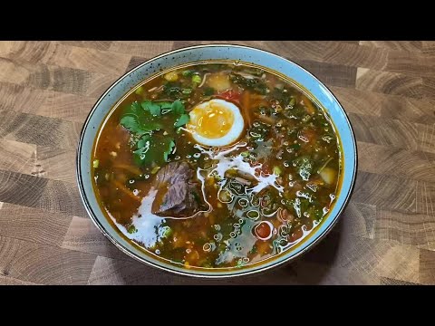 Видео: Настоящий кубанский ЗЕЛЁНЫЙ БОРЩ.