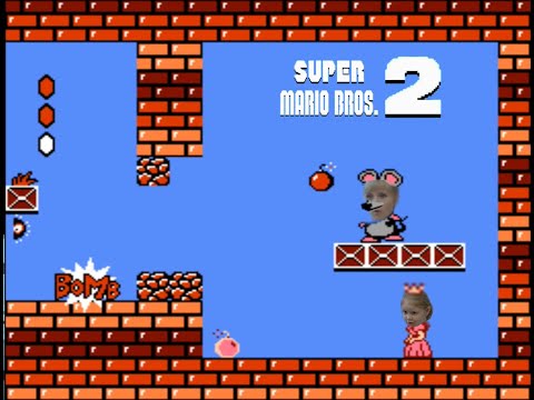 Видео: Супер марио 2  / Играем в Super Mario Bros. 2 / Мама Леся и Лера играют в Марио 2