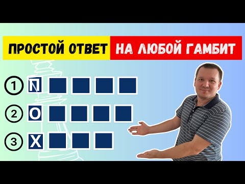 Видео: Формула против гамбитов в шахматах