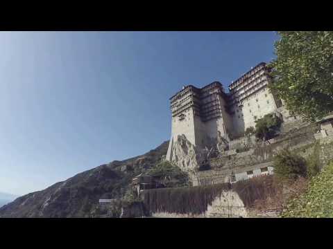 Видео: Путешествие в пещеру прп. Симона и горный водопад Симонопетра.