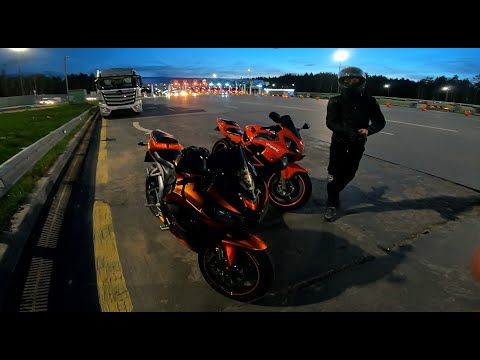Видео: Найди момент хороший, взлетную полосу. Honda CBR 600 F4i & Honda CBR 600 RR