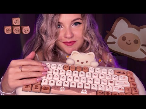 Видео: АСМР С МИЛЕЙШЕЙ КЛАВИАТУРОЙ YUNZII C68 (Распаковка) 🐾 ASMR with the Cutest Keyboard YUNZII C68