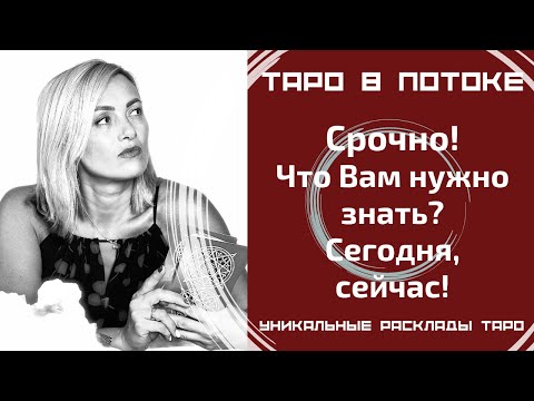 Видео: Срочно! Что мне нужно знать? Сегодня, сейчас! Совет от высших сил для ВАС!