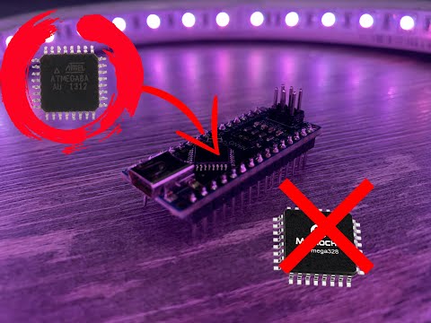Видео: Как заменить ATmega328 на ATmega8?