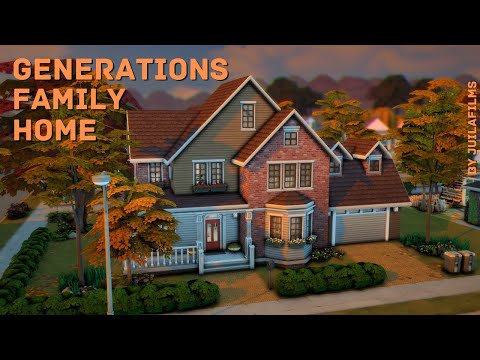 Видео: Семейный дом│Строительство│Generations Family Home│SpeedBuild [The Sims 4]