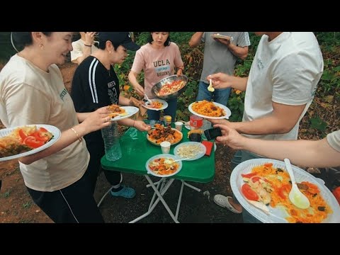 Видео: Свадебный плов на пикнике. Южная Корея #жизньвкорее #корея #работавкорее #влогкорея