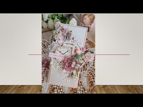 Видео: МК весенняя открытка/скрапбукинг/
