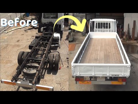 Видео: [FUSO] Ремонт и восстановление кузовов грузовиков.