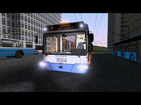 Видео: АКСМ-333 НА 7 МАРШРУТЕ ► Trolleybus FS