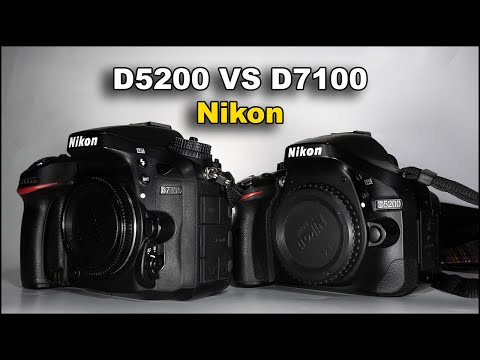 Видео: Сравнение матриц Nikon D5200 VS D7100