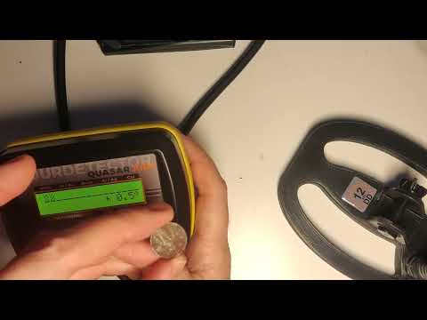 Видео: Простая настройка металлоискателя на Низкопроводящие Цели (на примере МД Квазар ARM / NOVA)