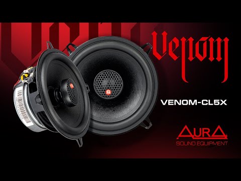 Видео: 2-полосная коаксиальная SQ акустика AurA VENOM-CL5X