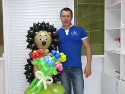 Видео: Ёжик из шаров