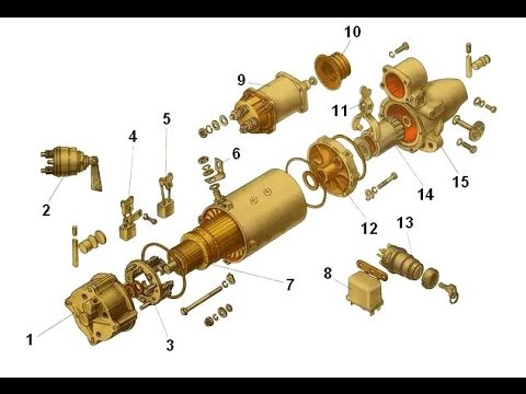 Видео: Сборка Стартера СТ142 Камаз и его проверка