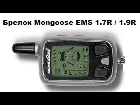 Видео: Брелок Mongoose EMS 1.7R / 1.9R
