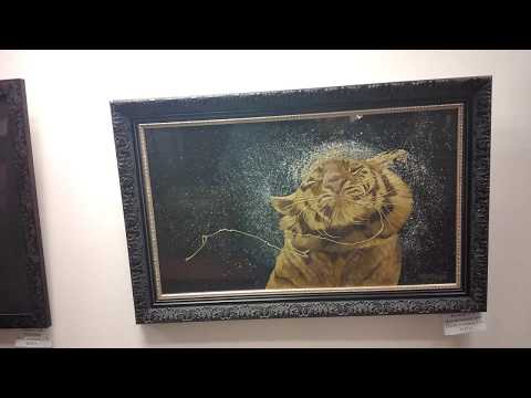 Видео: Редкие и уникальные картины из соломки