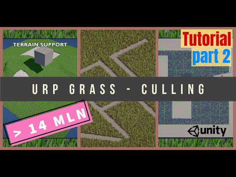 Видео: Рисуем МИЛЛИОНЫ травинок в Unity, Часть 2, Grass Culling #unity #urp #gamedev #csharp