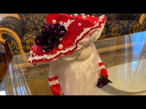 Видео: Делаем выкройку и шьём гнома мухомора вместе 💝. Урок 1-й.